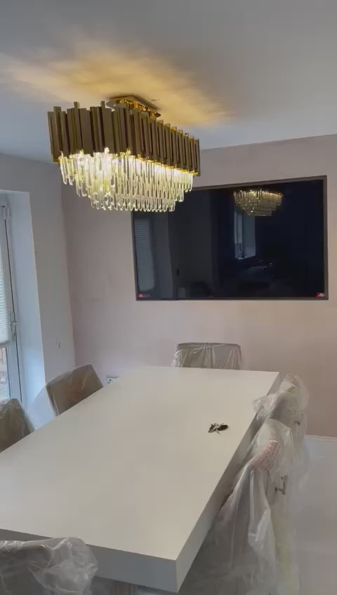 żyrandol prostokątny