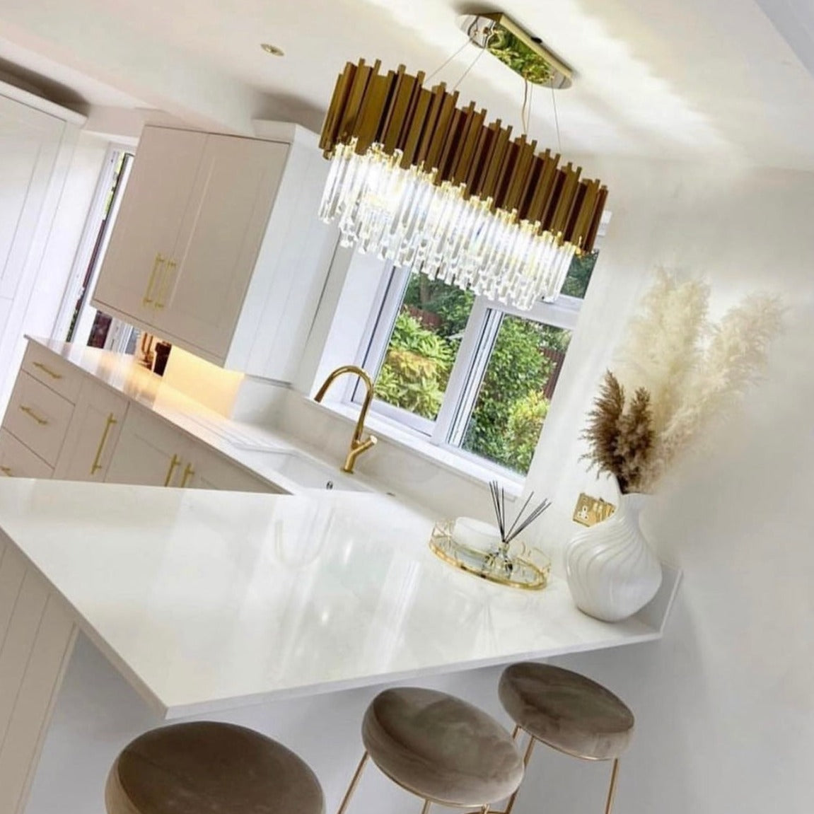 żyrandol prostokątny