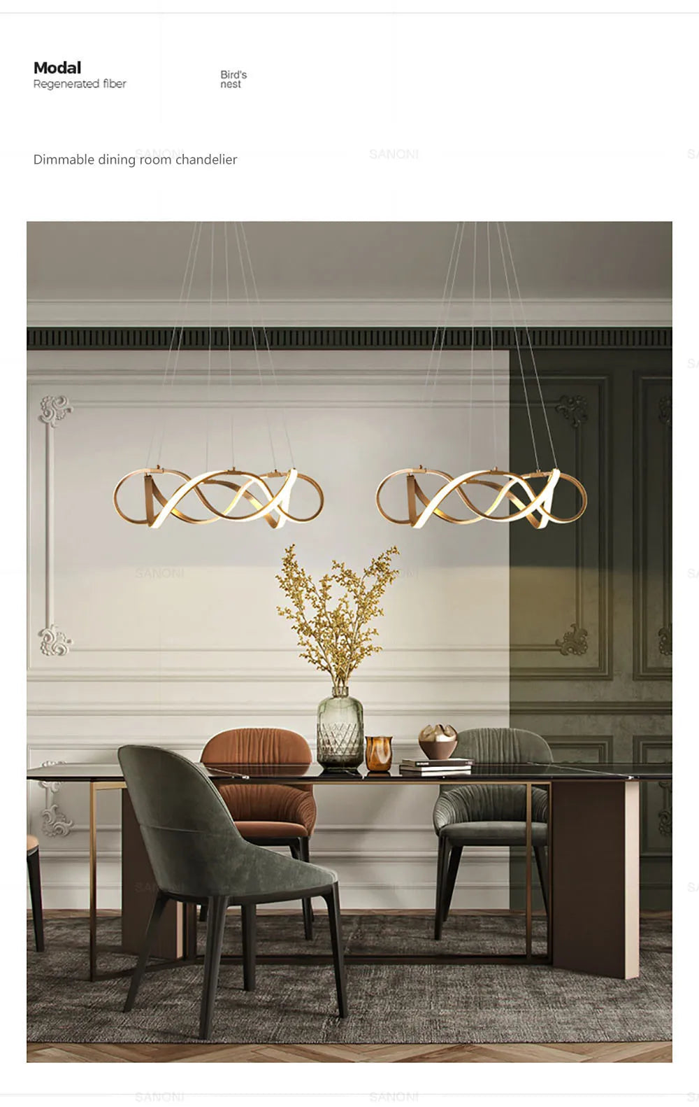 Żyrandol wiszący DIVIN