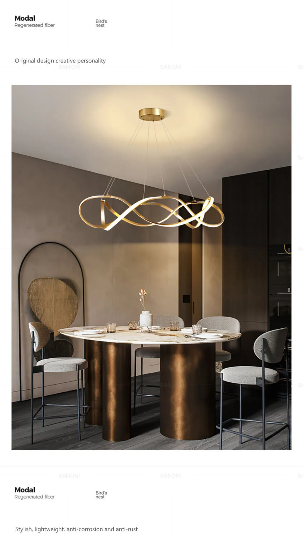 Żyrandol wiszący DIVIN