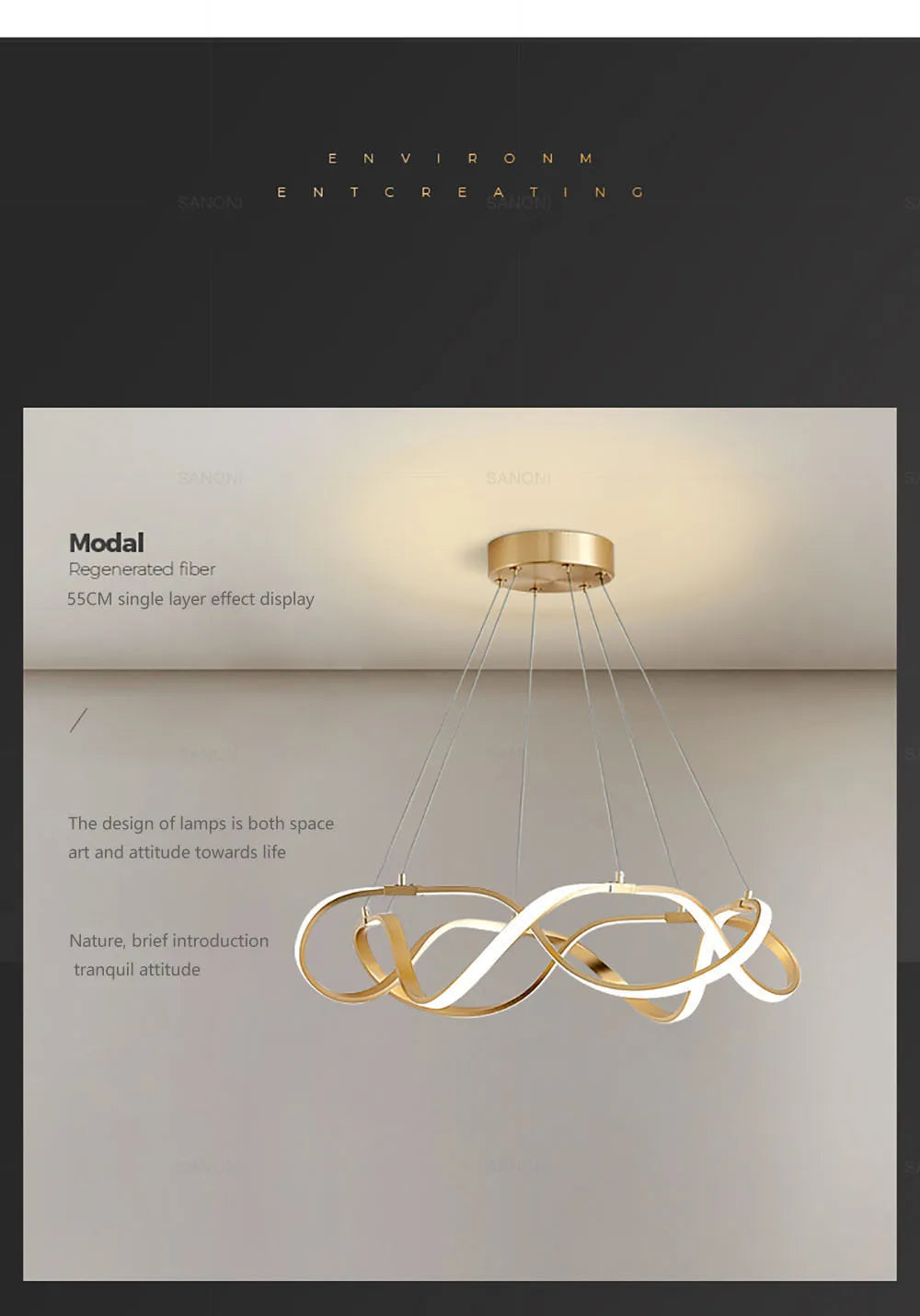 Żyrandol wiszący DIVIN